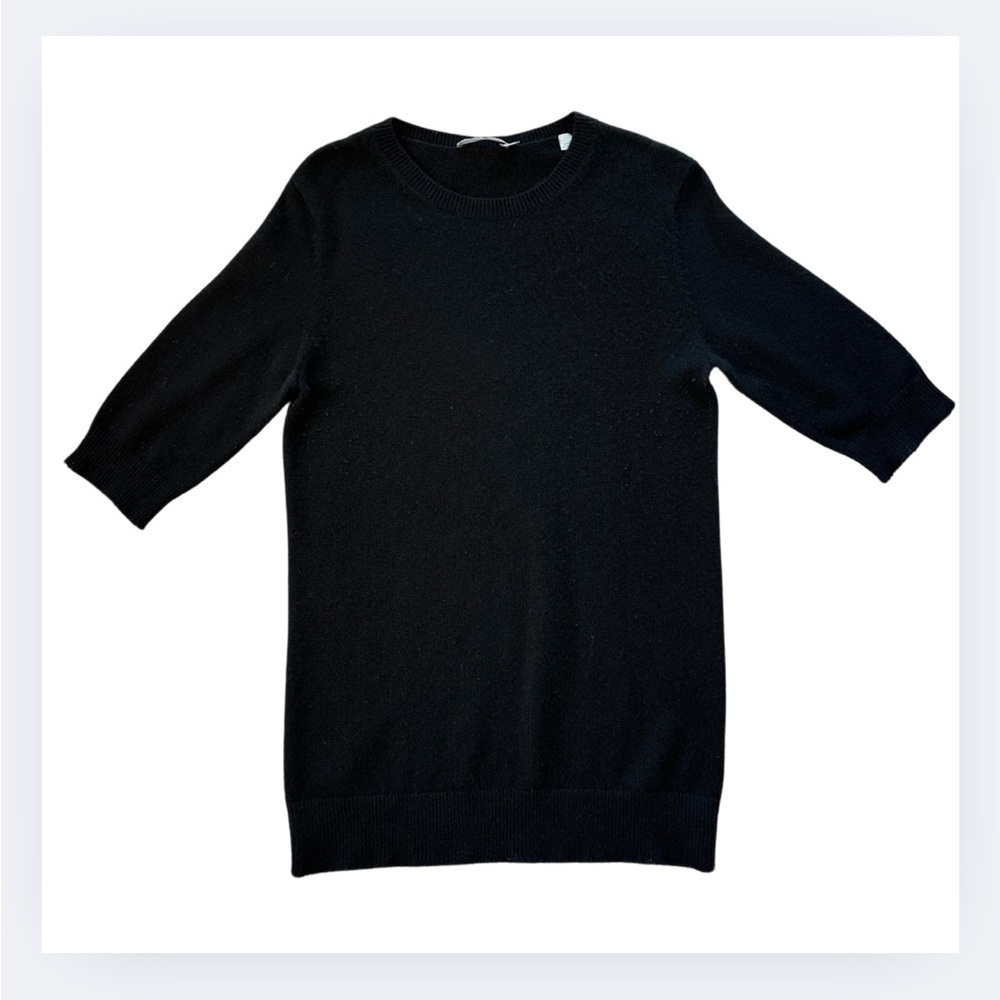 Vince Black Cashmere Tunic Sweater - Picture 2 of 9